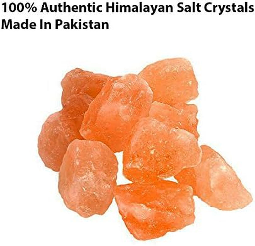 Himalayan Salt Lamp with UL Listed Dimmer Cord, Original Salt Crystals in a Handcrafted Artisan Bowl, Aromatherapy Salt Lamp (Hamsa)