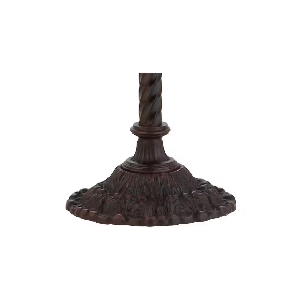 Williams Tiffany-Style 71 In. Bronze Torchiere Floor Lamp