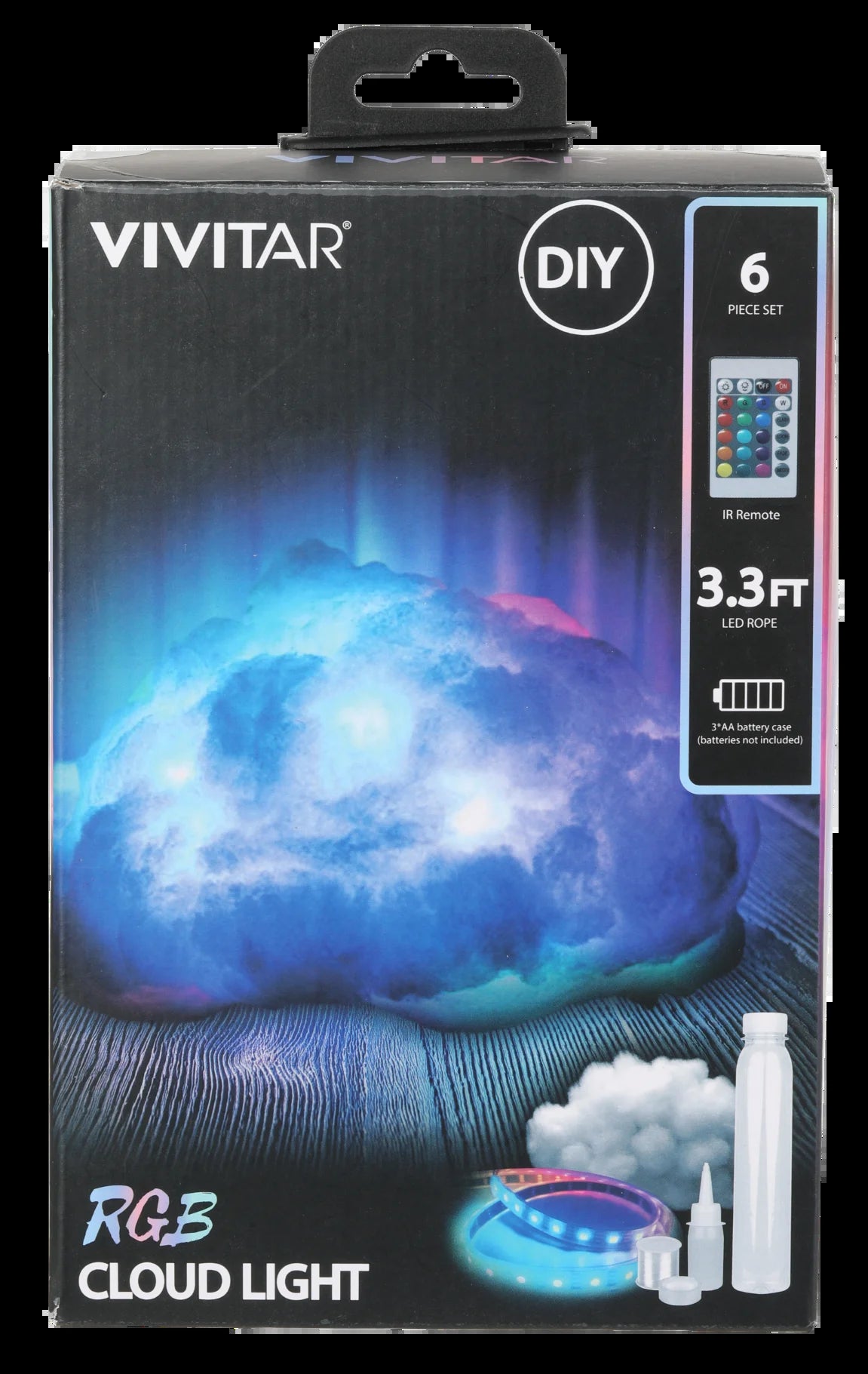 RGB Cloud Light, Color Changing LED Night Light with Remote, Kids Bedroom Decor, Teen Girl Gift